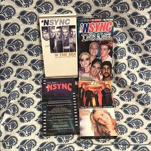 SET OF FOUR NSYNC VHS Collection